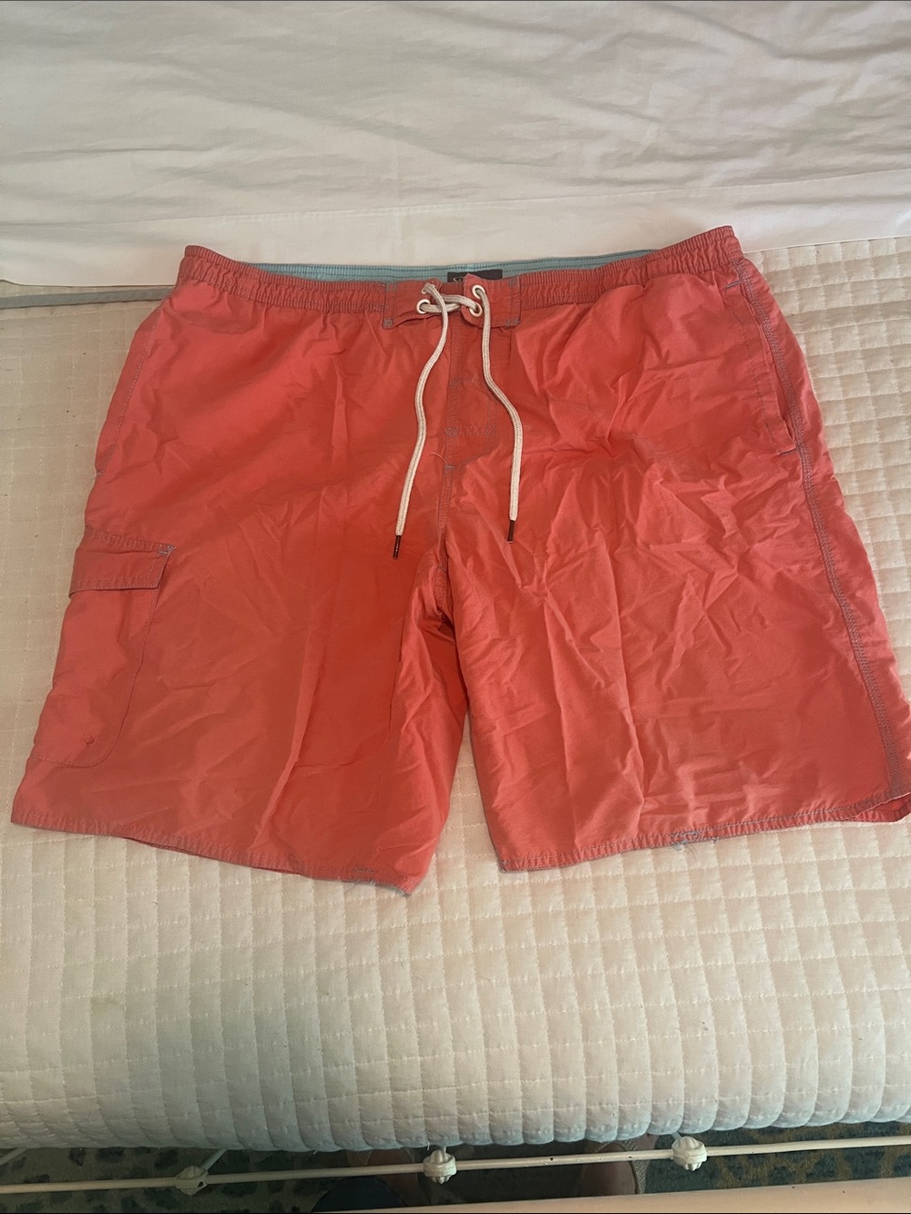 St. John's Bay Coral Swim Board Shorts with Drawstring